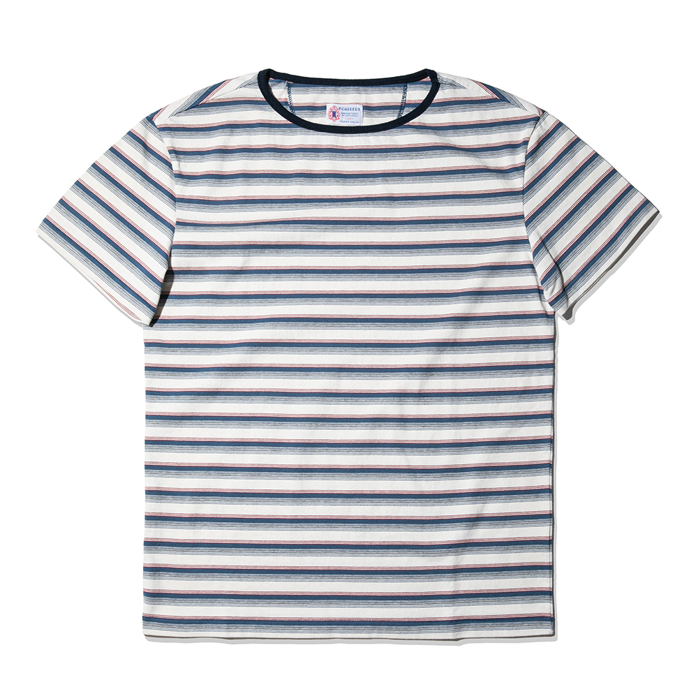 Boat Neck Stripe T-Shirts